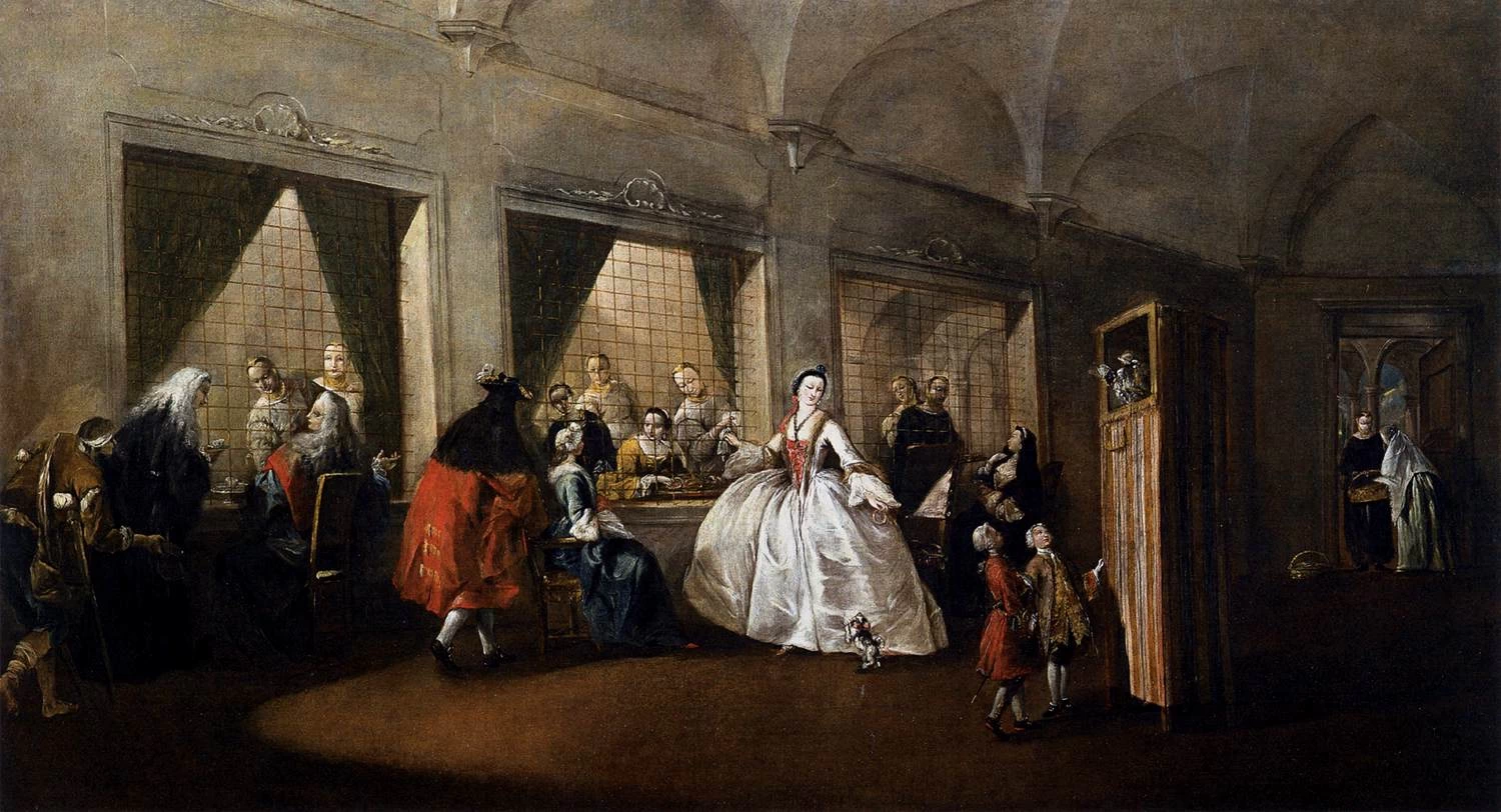 Il Salottino delle Monache a San Zaccaria - Museo del Settecento Veneziano, Ca' Rezzonico, Venezia